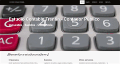 Desktop Screenshot of estudiocontable.org